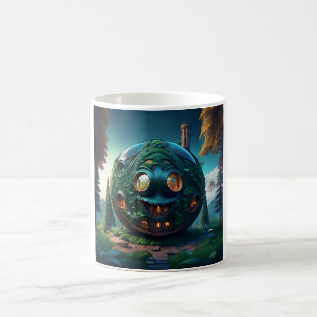 Happy Emoji House Coffee Mug (Center)
