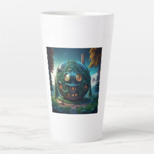 Happy Emoji House Latte Mug