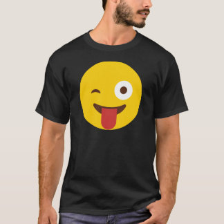Happy Emoji with tongue out T-Shirt