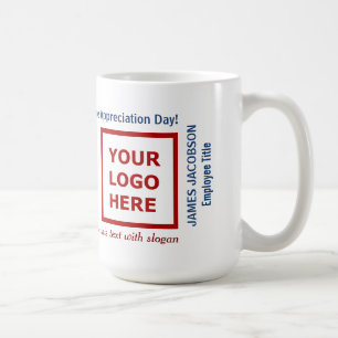 Happy Employee Appreciation Day Business Logo Coffee Mug