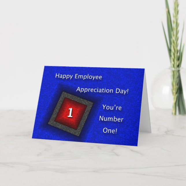 Happy Employee Appreciation Day Card (Front)