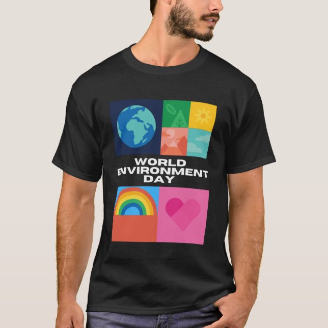 Happy Environment Day Our Planet T-Shirt (Front)