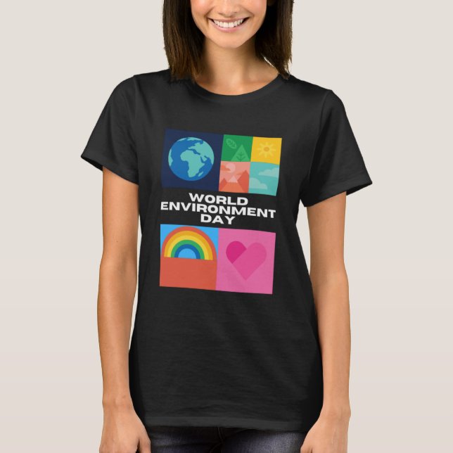 Happy Environment Day Our Planet T-Shirt (Front)