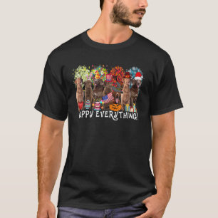 Happy Everything Chesapeake Bay Retriever Dog Seas T-Shirt