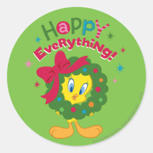 Happy Everything Classic Round Sticker