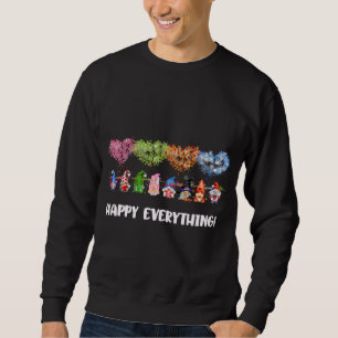 Happy Everything Gnomes Every Seasons All Year Tre Sweatshirt