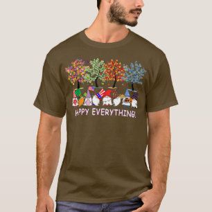 Happy Everything Gnomies Gnomes Holidays Christmas T-Shirt