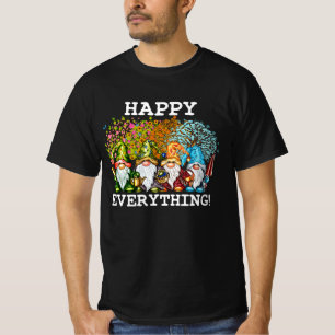 Happy Everything Gnomies Gnomes Holidays Christmas T-Shirt