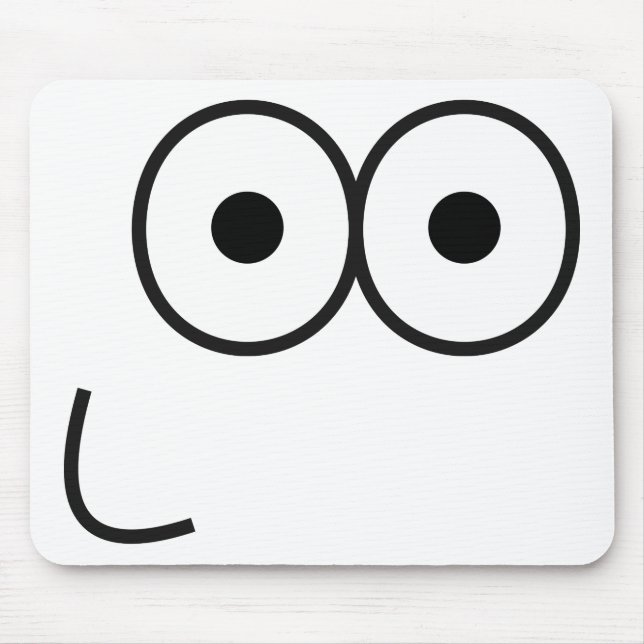 Happy Eyes and Mouth — Mousepad (Front)