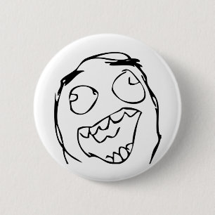 Happy Face 6 Cm Round Badge