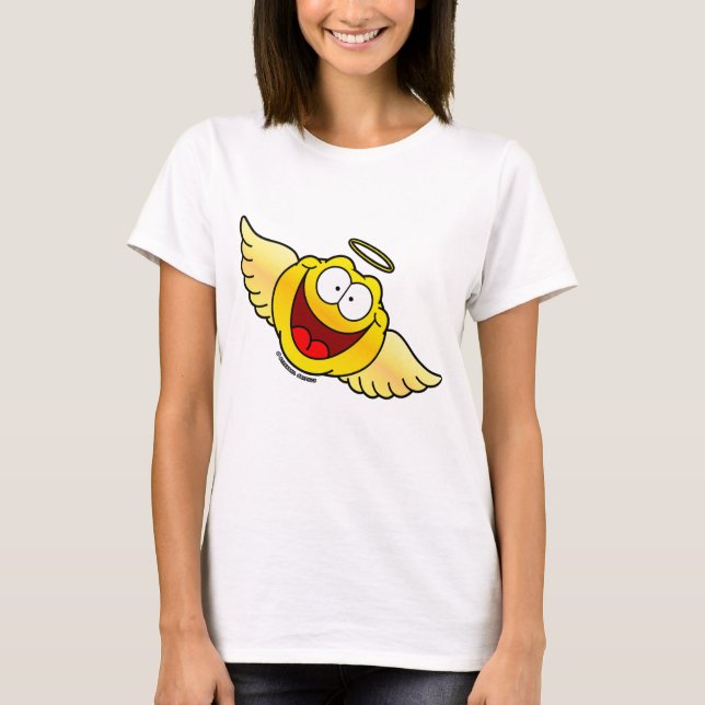 Happy Face Angel T-Shirt (Front)