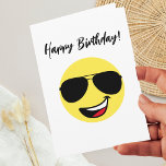 Happy Face Aviator Glasses,Funny Birthday Photo Card<br><div class="desc">Celebrate the unstoppable spirit of the pilot dad, pilot mum, aviator or traveller who’s always on the move — this is a perfect card for someone that is always planning his next adventure or reminiscing about past journeys. This simple design features cute yellow happy face smiling ear to ear wearing...</div>