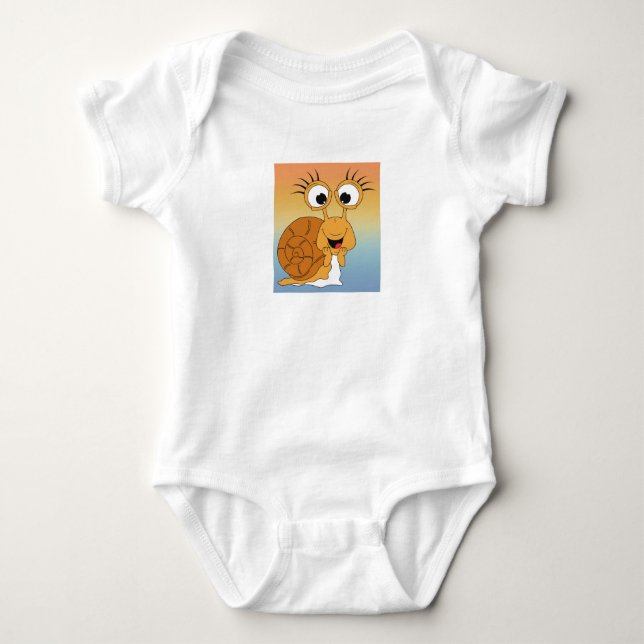Happy Face Baby Bodysuit (Front)