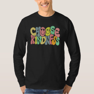 Happy Face Choose Kindness Men Women Positivity T-Shirt