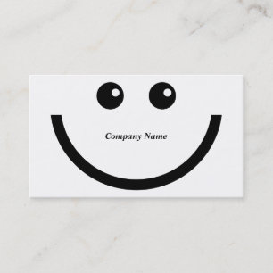 Happy Face, Company Name Business Card
