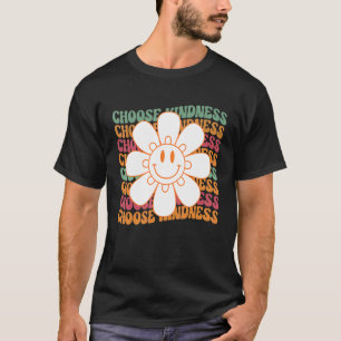 Happy Face Daisy Flower Choose Kindness Men Women T-Shirt