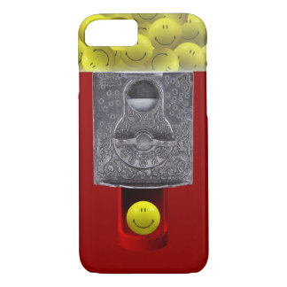 happy face gumball machine iPhone case
