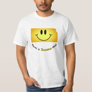 Happy Face - Have a Kansas Day! T-Shirt