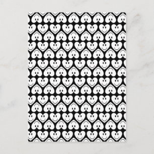 Happy Face Heart Postcard