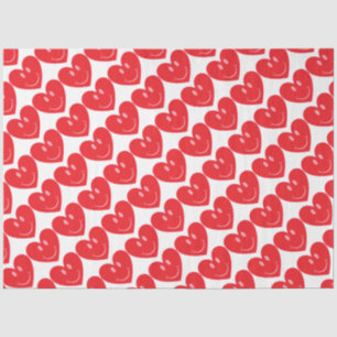 Happy Face Heart Tissue Paper