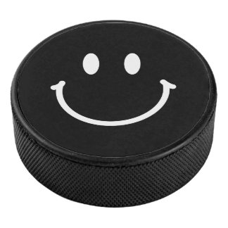 Happy Face Hockey Puck