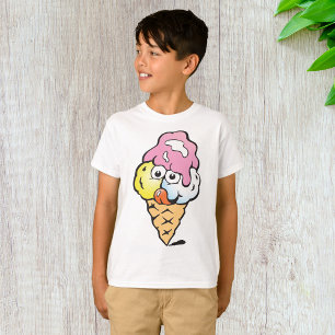 Happy Face Ice Cream T-Shirt