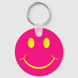 Happy Face Key Ring