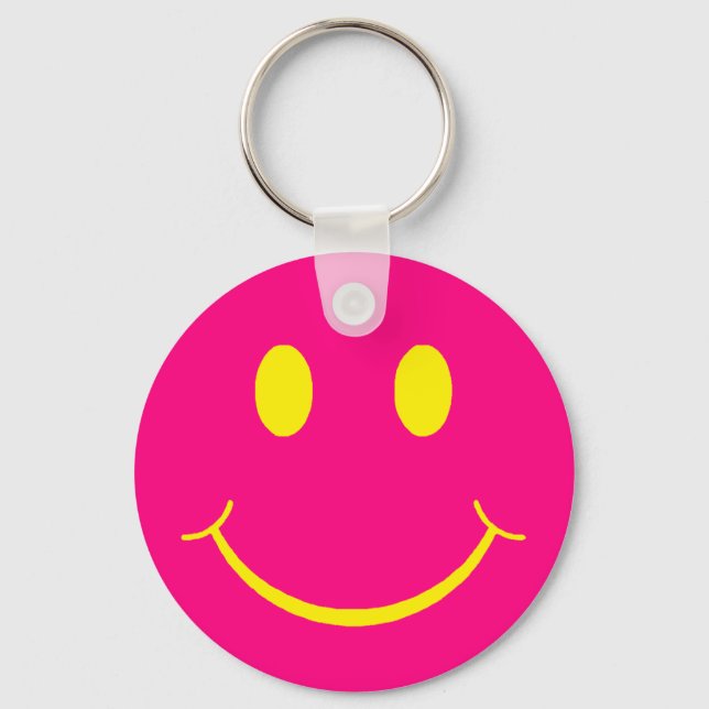 Happy Face Key Ring (Front)