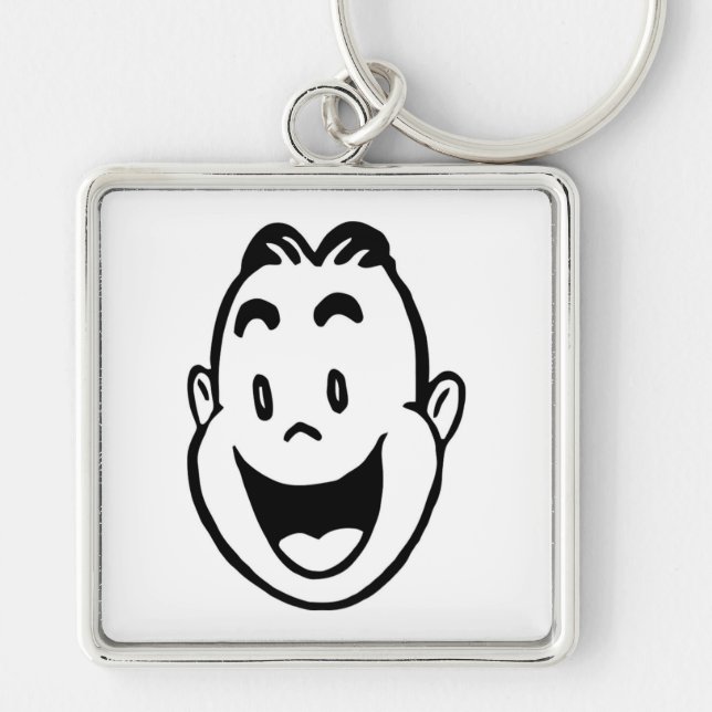 HAPPY FACE KEY RING (Front)