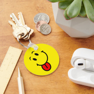 Happy Face Key Ring