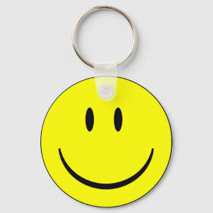 happy face keychain