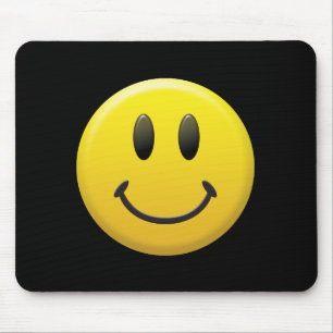 Happy Face Mouse Pad