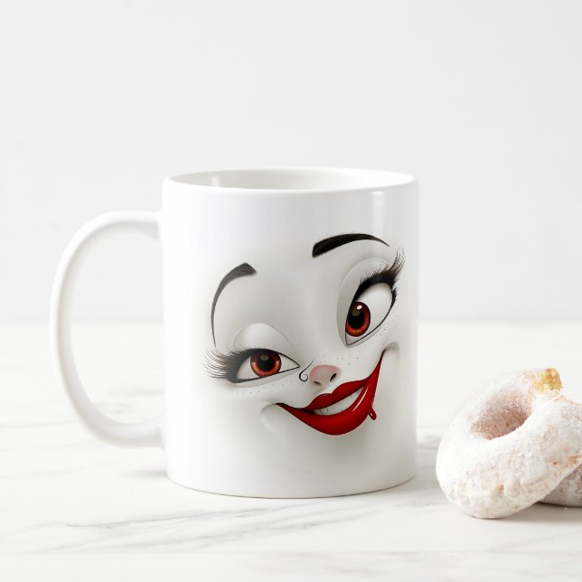 Happy Face Mug (With Donut)