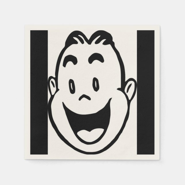 HAPPY FACE NAPKIN (Front)