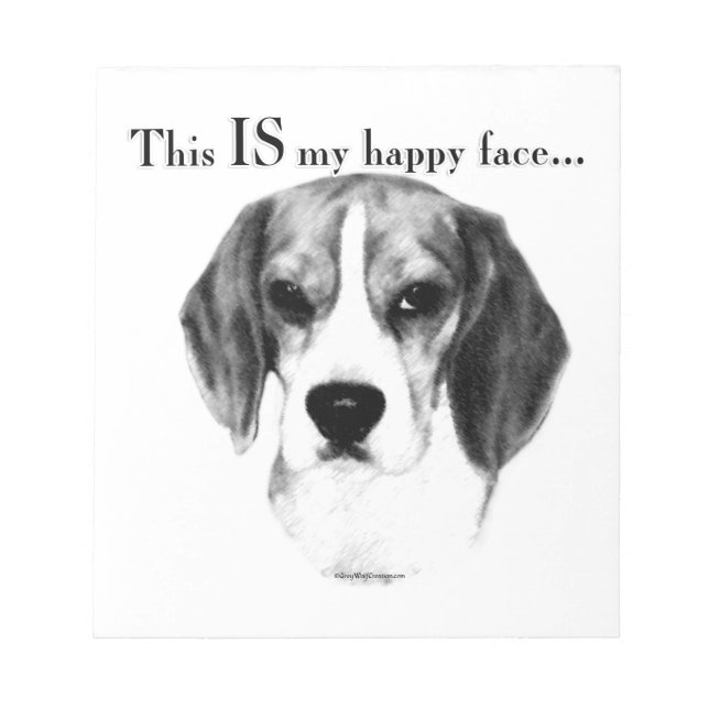 Happy Face Notepad (Front)
