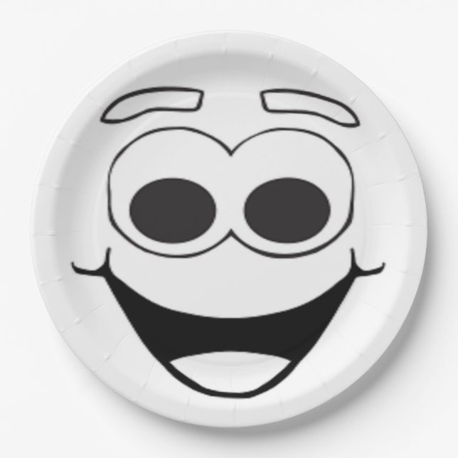 HAPPY FACE PAPER PLATE (Front)
