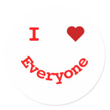 Happy Face Personalised I Heart Everyone