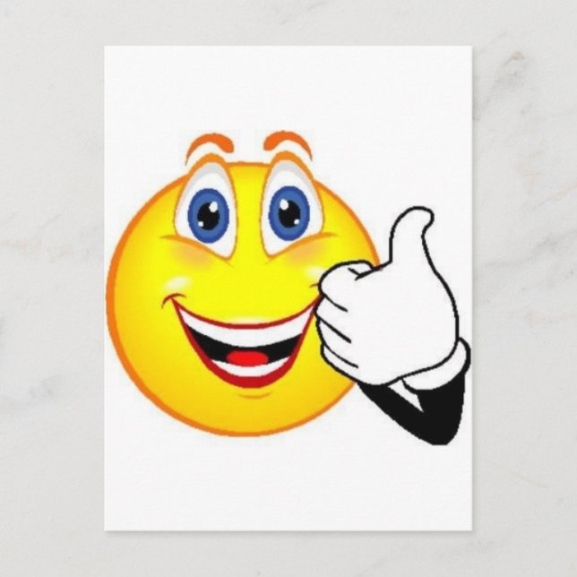 Happy Face Postcard (Front)