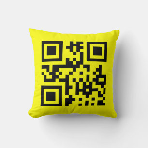 Happy Face -- QR Code Cushion