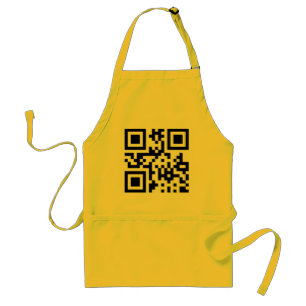 Happy Face -- QR Code Standard Apron