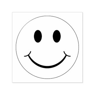Happy Face Self-inking Stamp