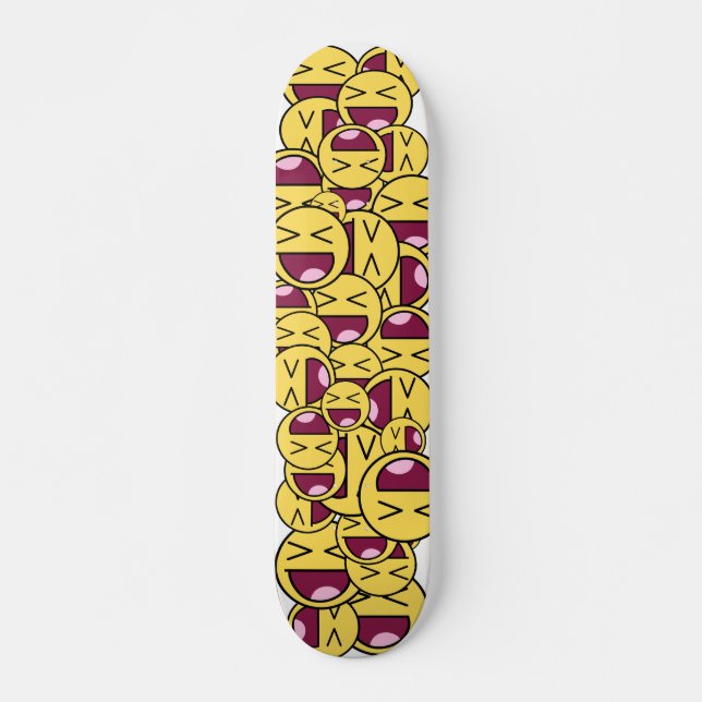 Happy face. skateboard (Front)