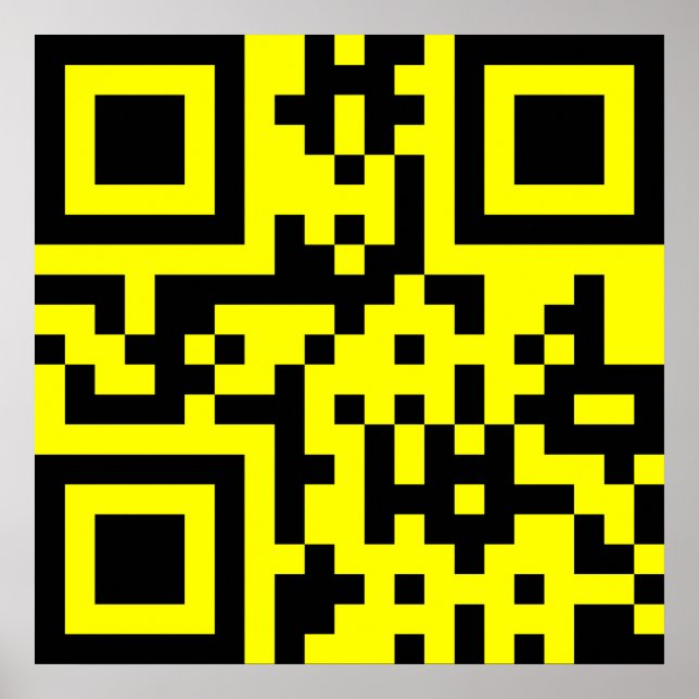 ☺ Happy Face Smiling Emoji -- QR Code Poster (Front)