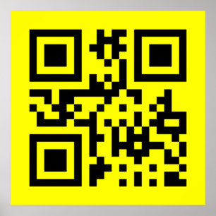 ☺ Happy Face Smiling Emoji -- QR Code Poster