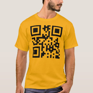 ☺ Happy Face Smiling Emoji -- QR Code T-Shirt