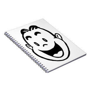 HAPPY FACE SPIRAL NOTEBOOK