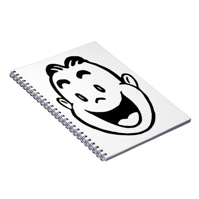HAPPY FACE SPIRAL NOTEBOOK (Right Side)