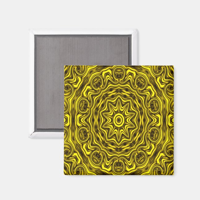 Happy face Star.... Magnet (Front/Back)