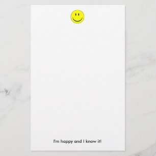 Happy Face Stationary Stationery