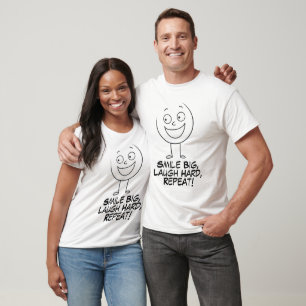 Happy Face Stick Figure T-Shirt